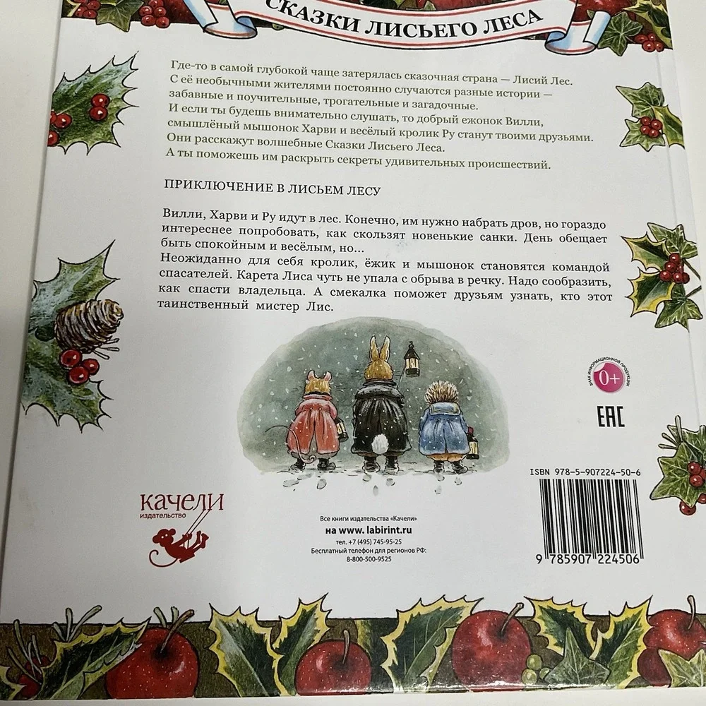 Приключение в Лисьем Лесу‎ Russian Kids Book Age 4-8